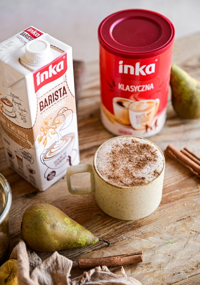 Gruszkowa Inka z cynamonową pianką