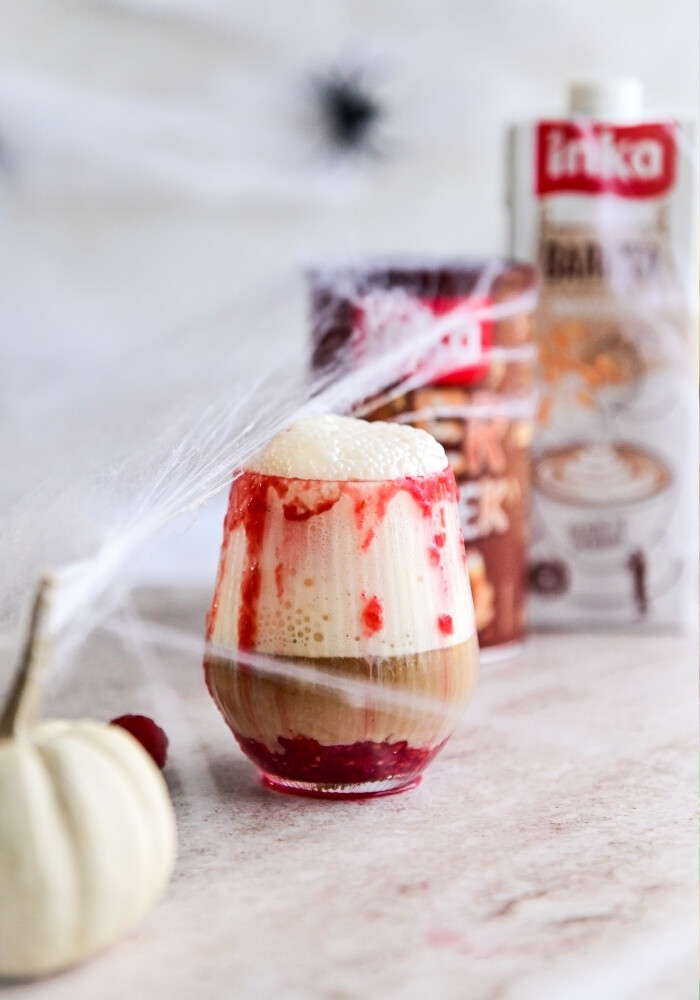 Halloweenowa Malinowa Latte