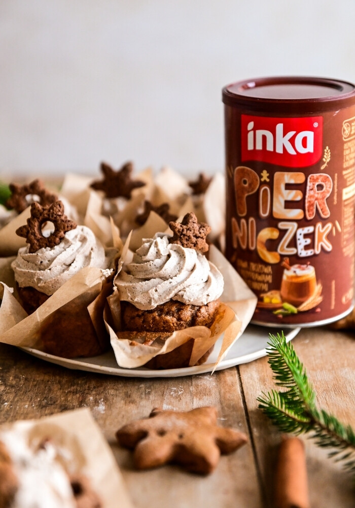 Babeczki kawowe z kremem pierniczkowym